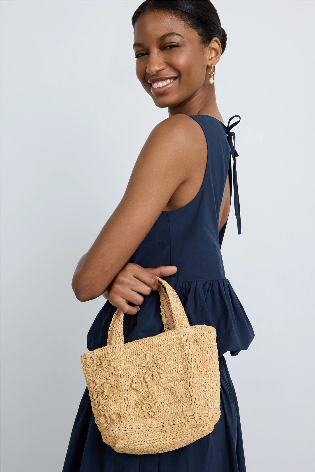 Cabas Raffia Mini Bag by Vanessa Bruno Accessories | Rent the Runway