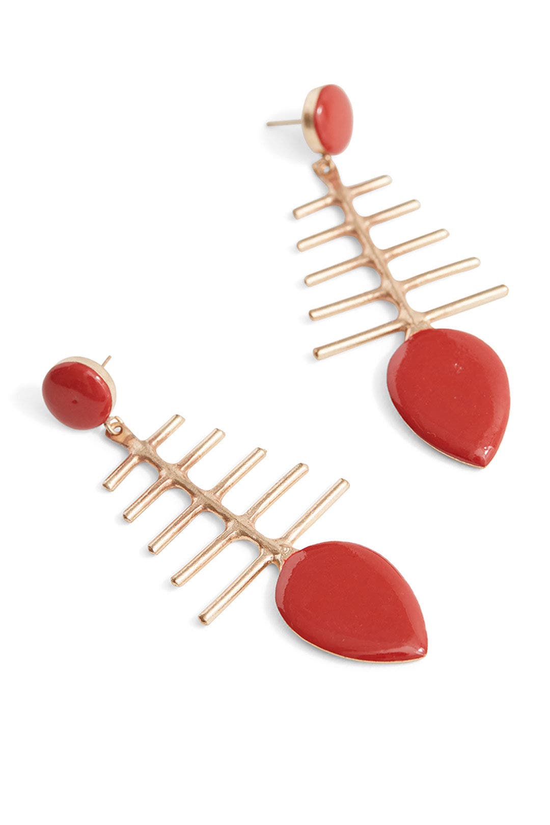 Scale Bead Earrings by Area Stars 1
