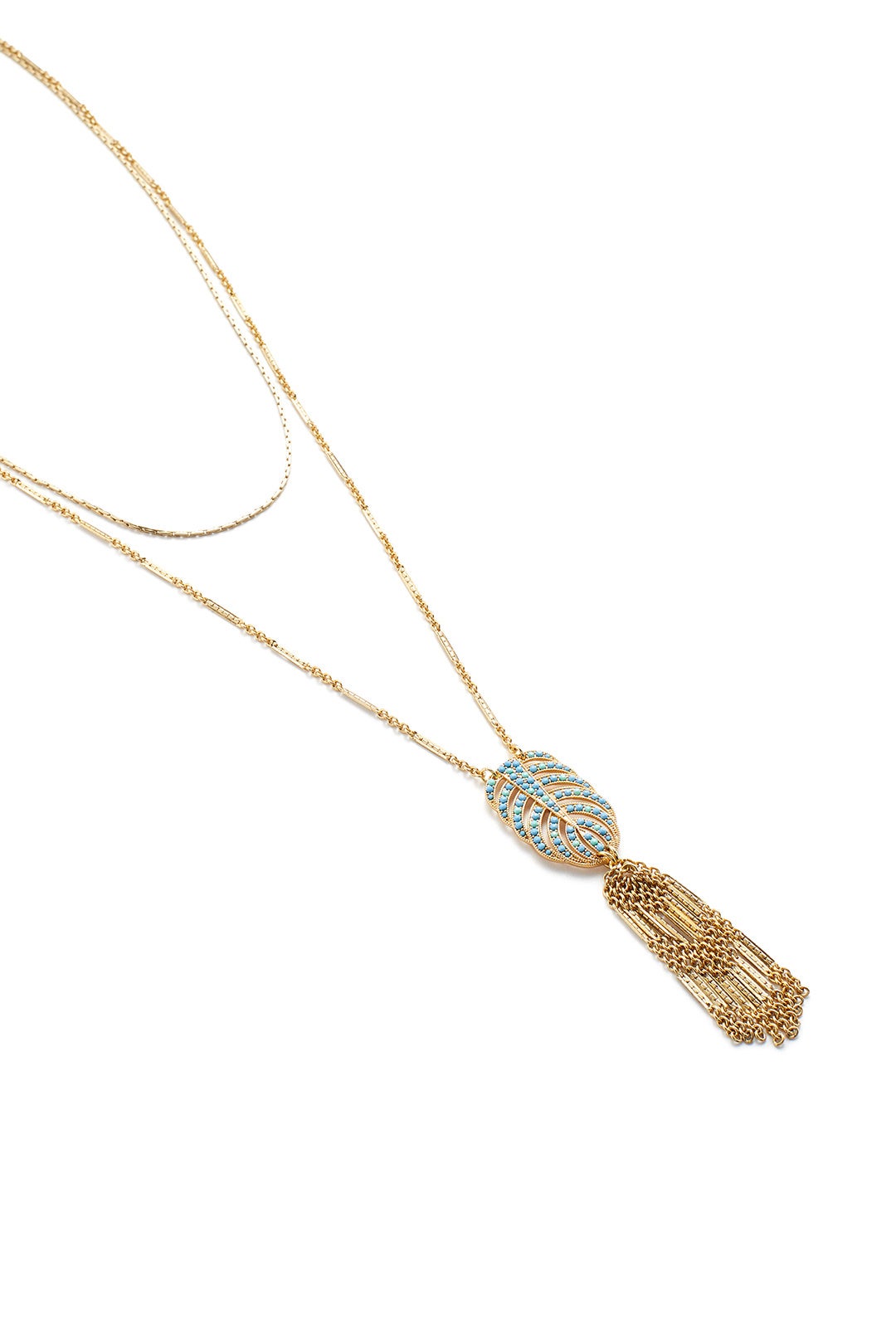 Hibiscus Tassel Necklace by Lulu Frost 1