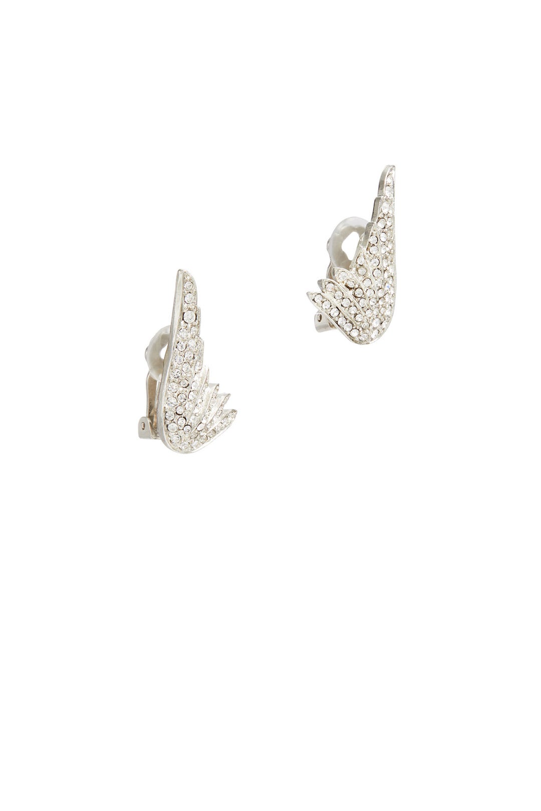 Rhinestone Wing Earrings by Kenneth Jay Lane 1