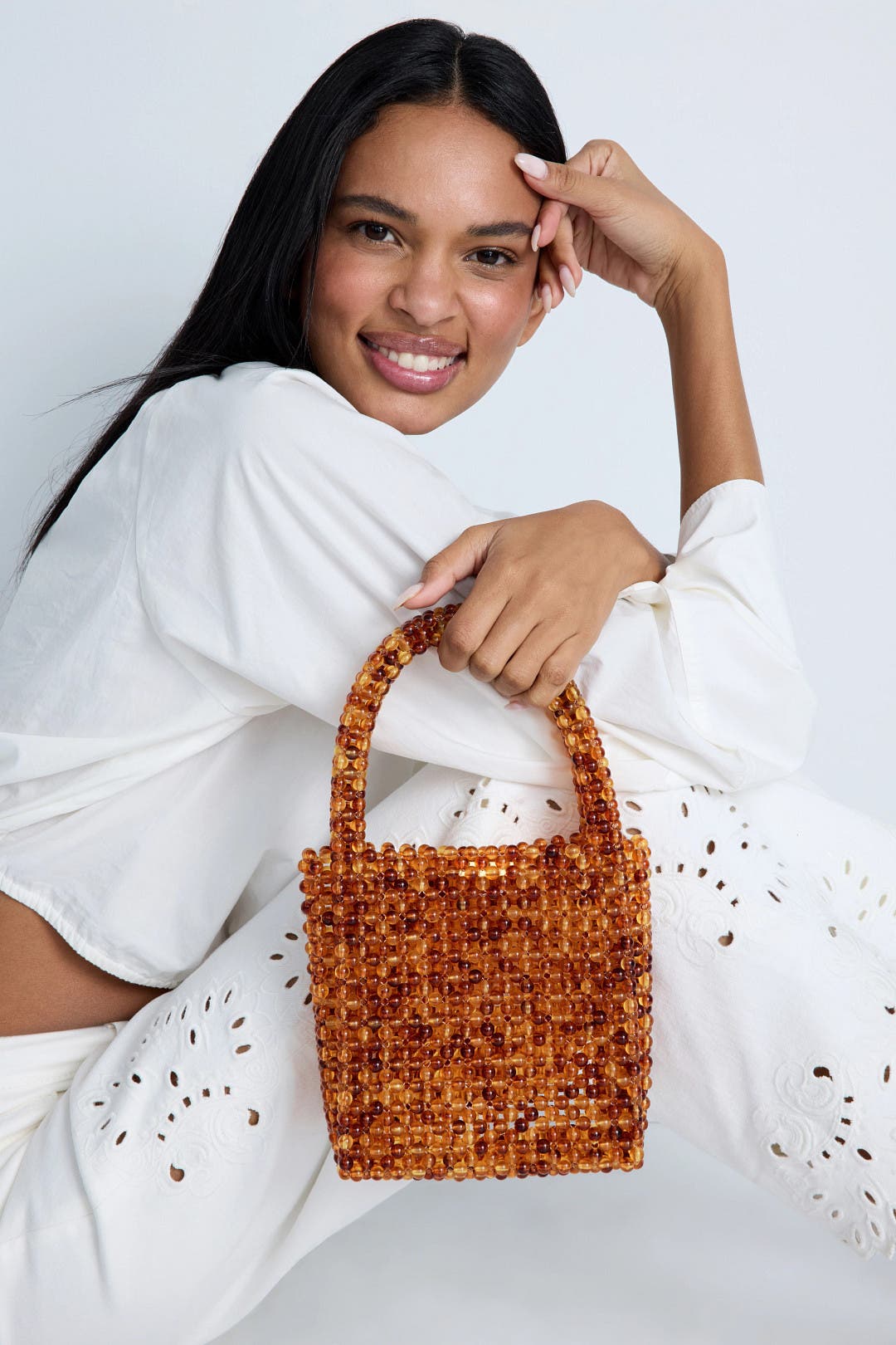 Beaded Mini Bag by Lele Sadoughi | Rent the Runway