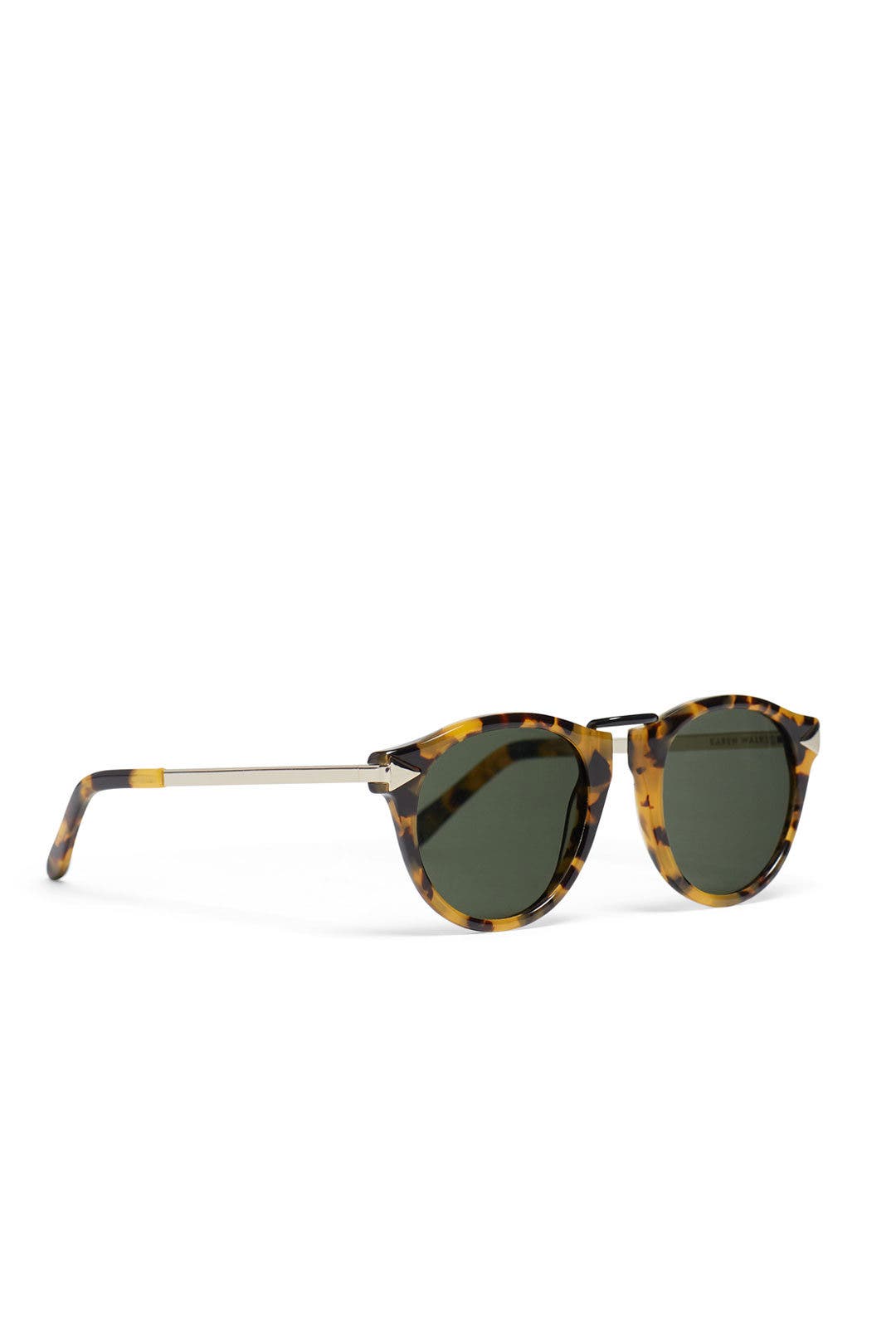 Crazy Tort Helter Skelter Sunglasses by Karen Walker | Rent the Runway