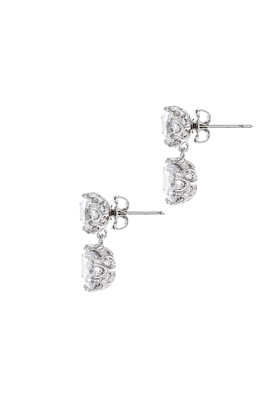 Brilliant Crown Earrings by Kenneth Jay Lane 1