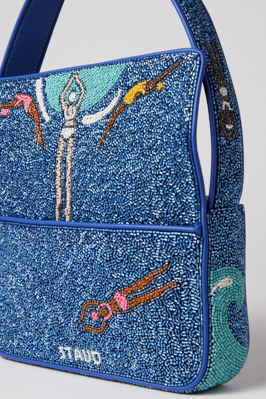 国内発| STAUD Swimmers ビーズ装飾 ショルダーバッグ TOMMY BEADED BAG SWIMMERS