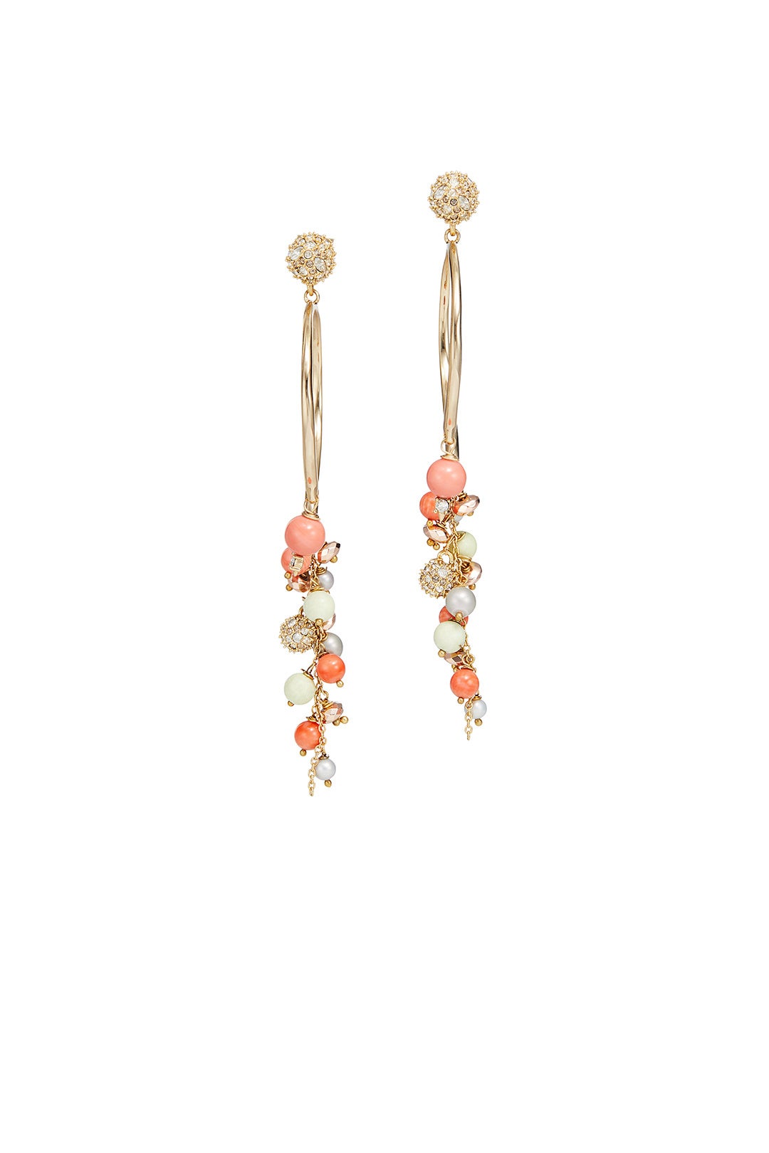 Pink Dangling Wire Earrings by Alexis Bittar 1