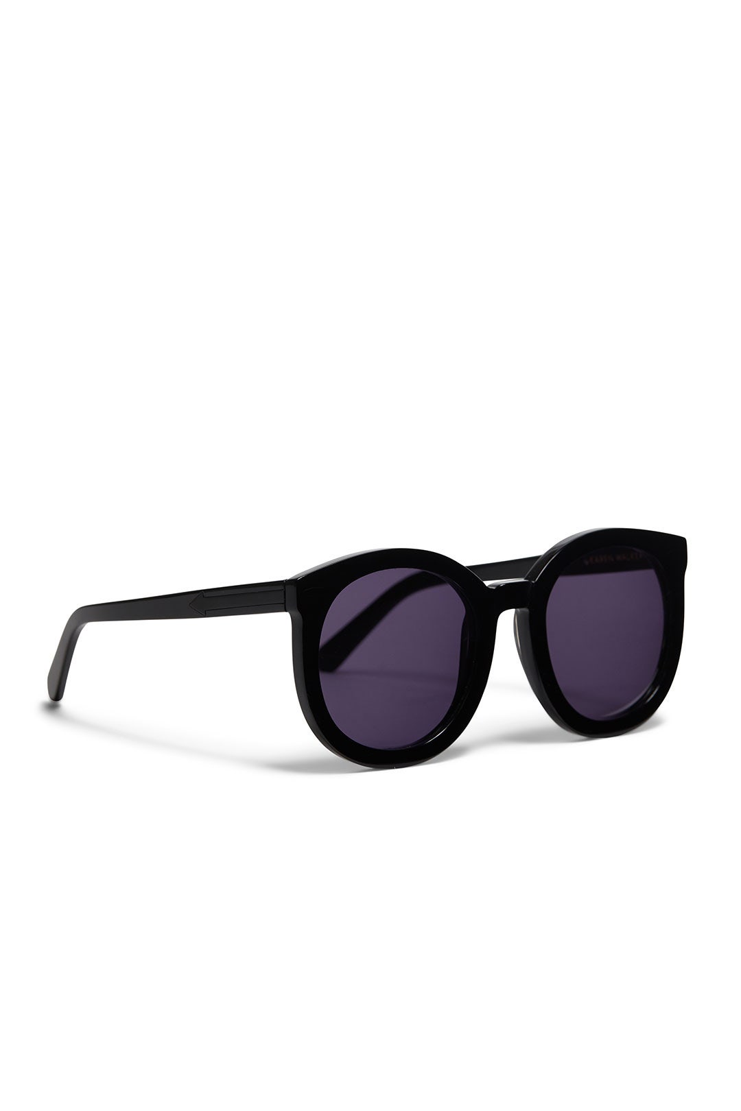 Black Super Duper Strength Sunglasses by Karen Walker 1
