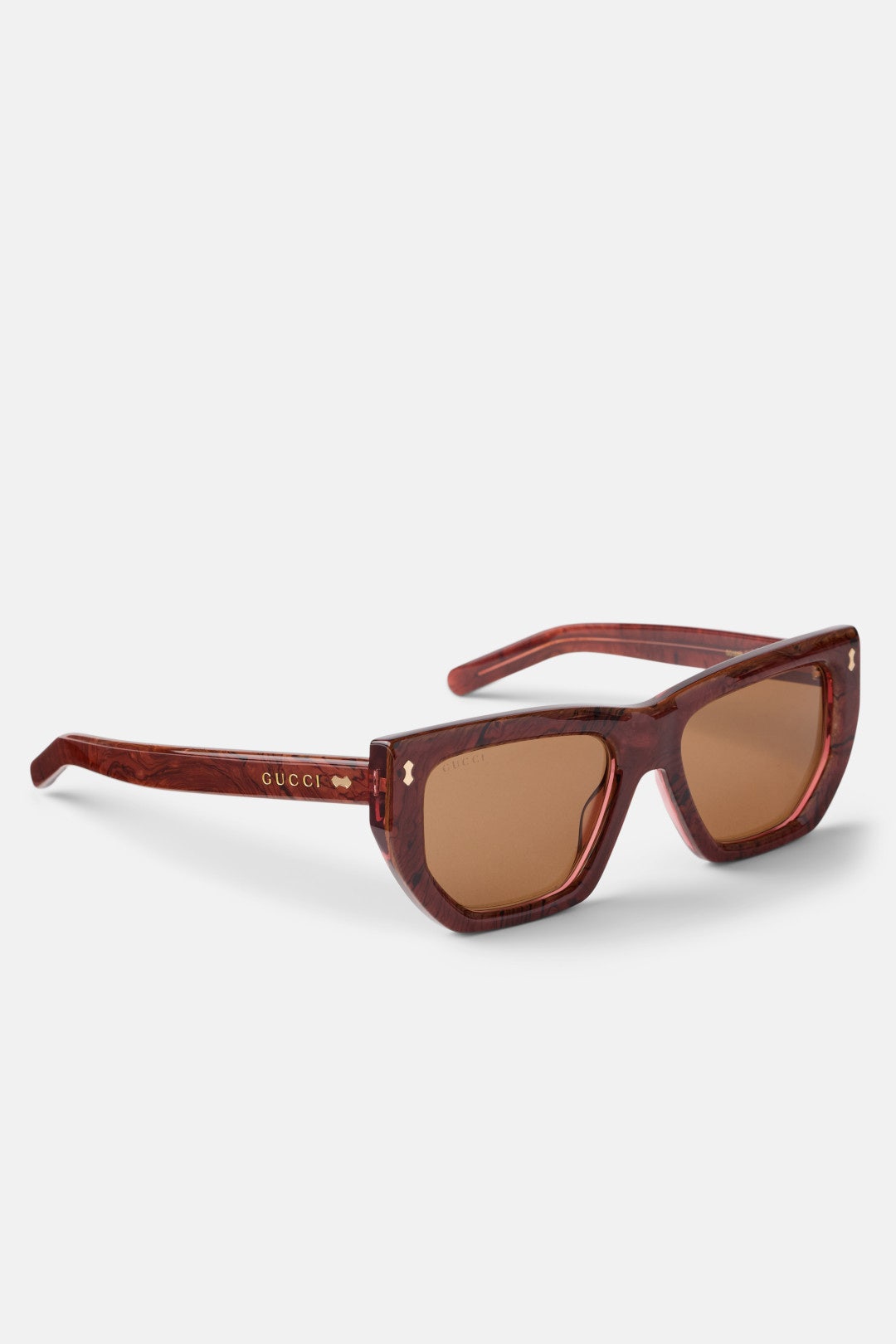 Brown Tortoise Sunglasses by Gucci 2