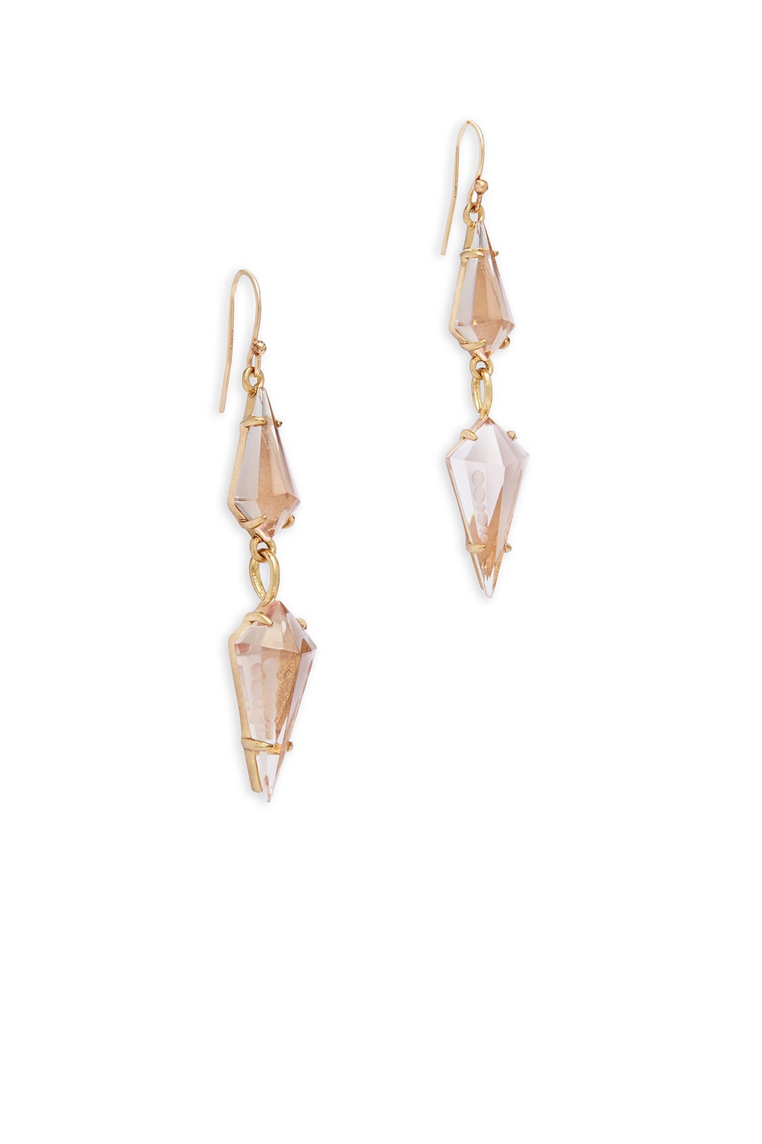 Blush Marjorelle Earrings by Lulu Frost 1
