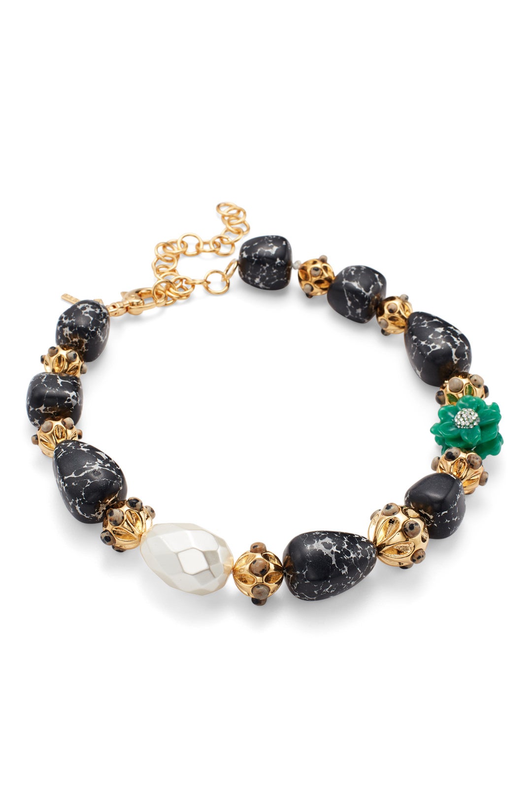 Keepsake Stone Necklace by Lele Sadoughi 1