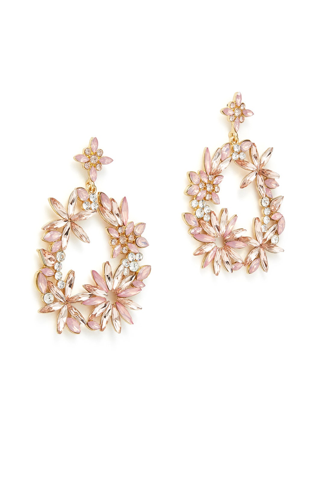 Crystal Wreath Earrings by Slate & Willow Accessories 1