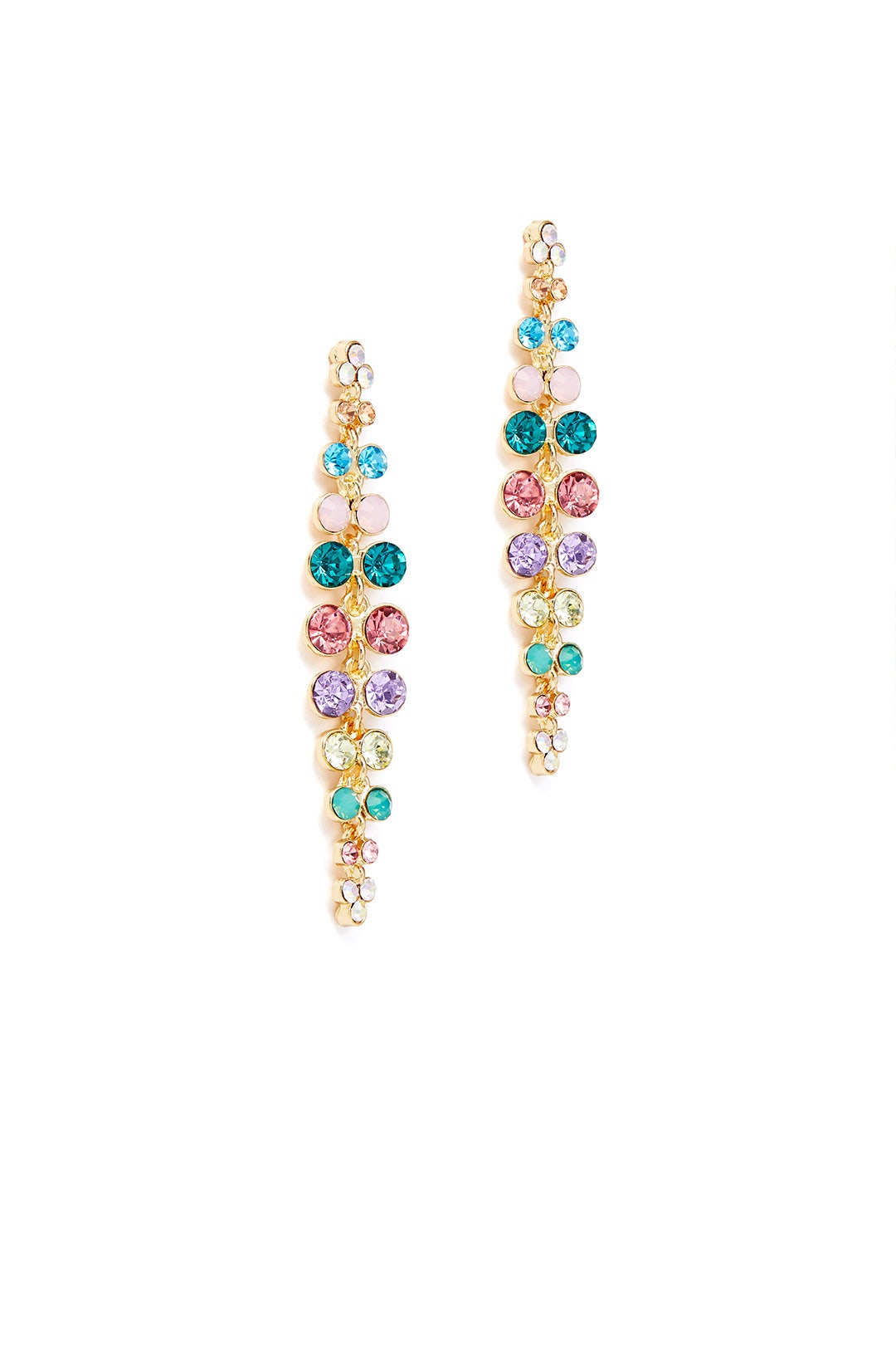 Rainbow Linear Earrings by Slate & Willow Accessories 1