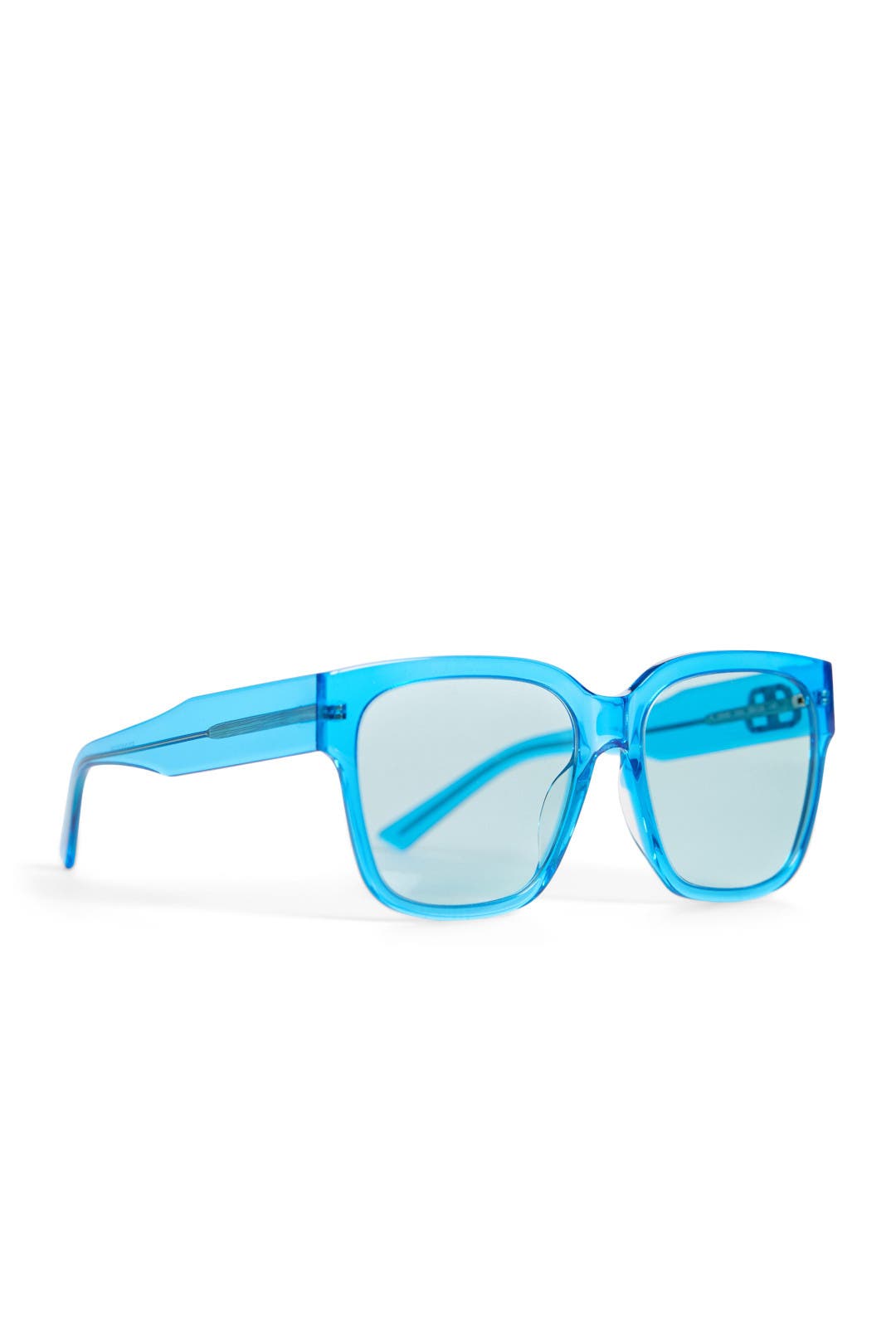 サングラス BALENCIAGA Woman Sunglasses Blue 812822T0005 8183 Balenciaga: Women's 4G Cat Sunglasses (Metallic Blue