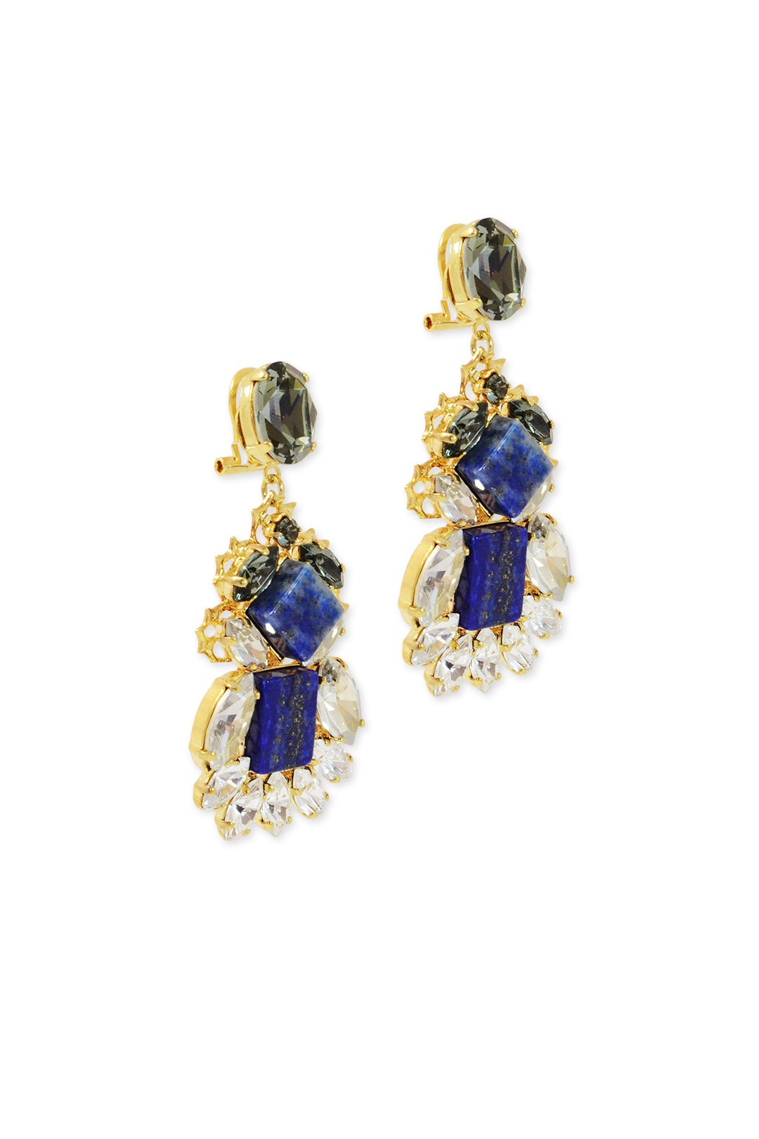 Blue Jasmine Earrings by Anton Heunis 1