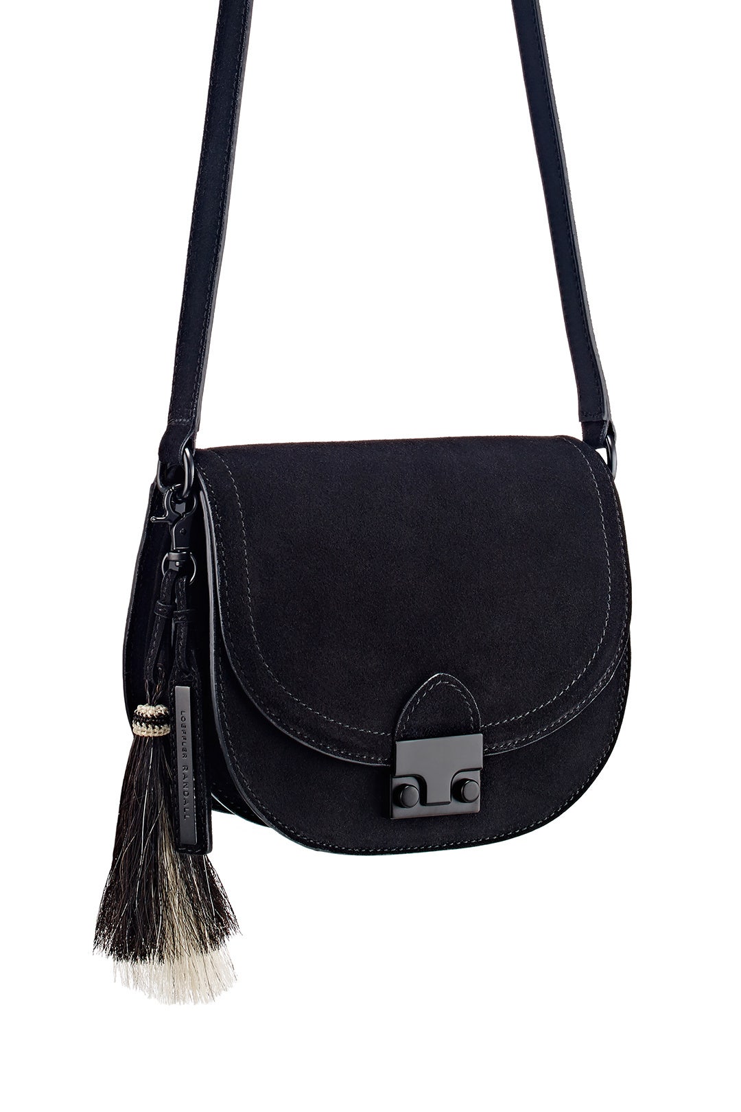 Natural Black Saddle Bag by Loeffler Randall 1