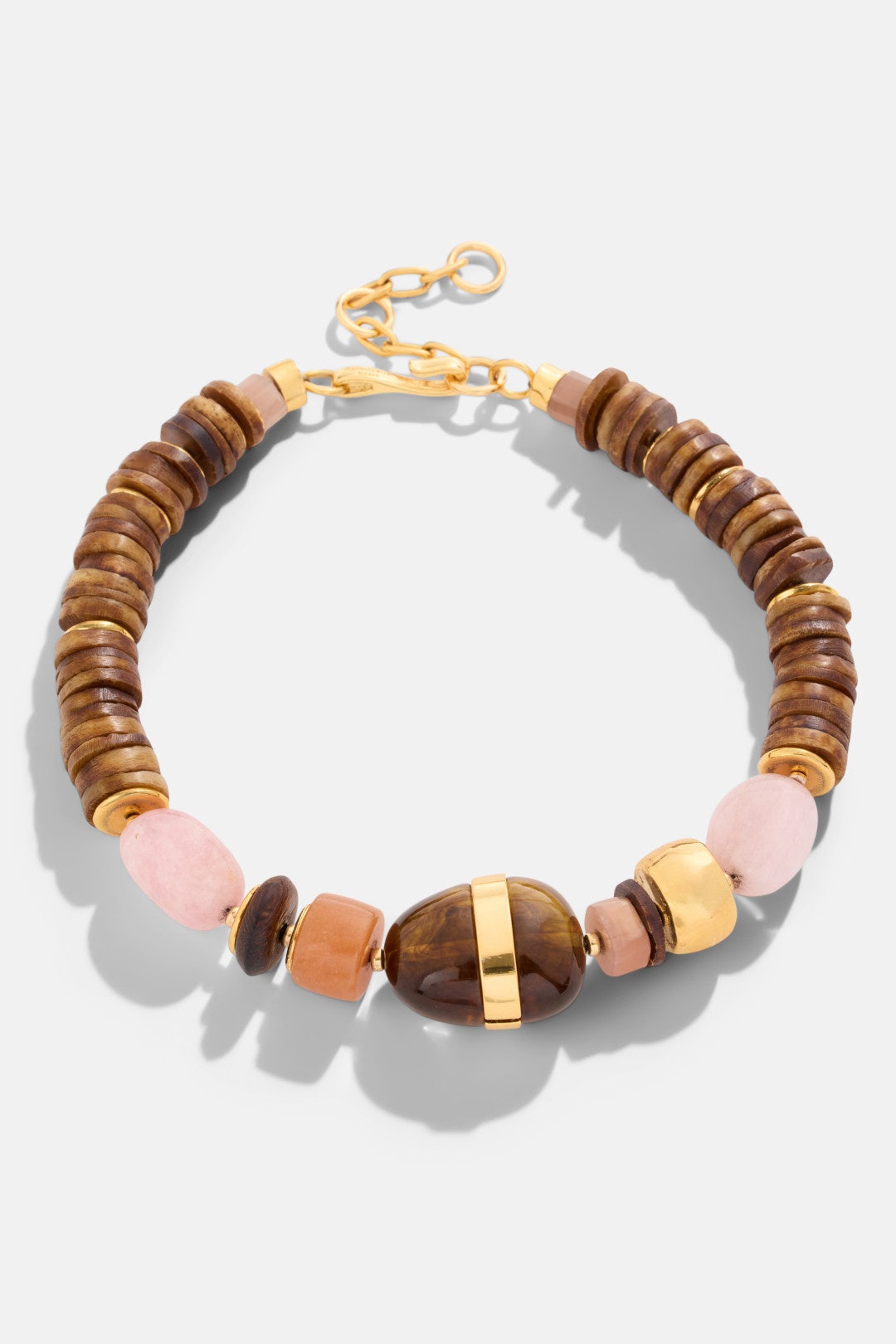 Neptune Collar Necklace In Terra by Lizzie Fortunato 2