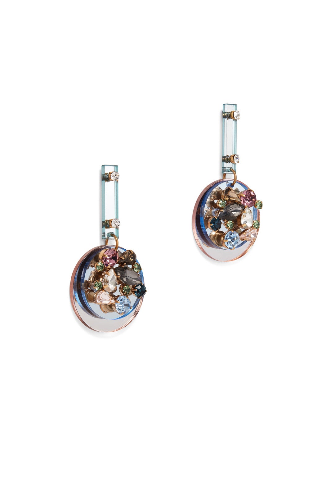 Jeweled Mirror Earrings by J.Crew Accessories 1