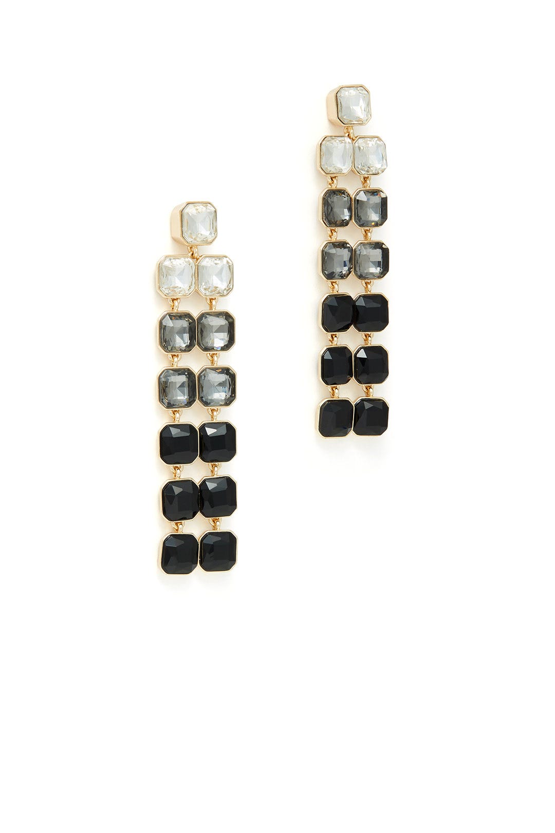 Ombre Crystal Earrings by Slate & Willow Accessories 1