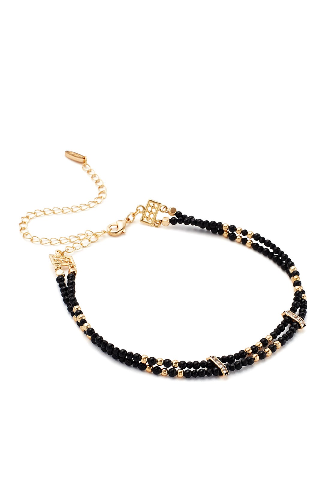 Double Onyx Choker by Ettika 1