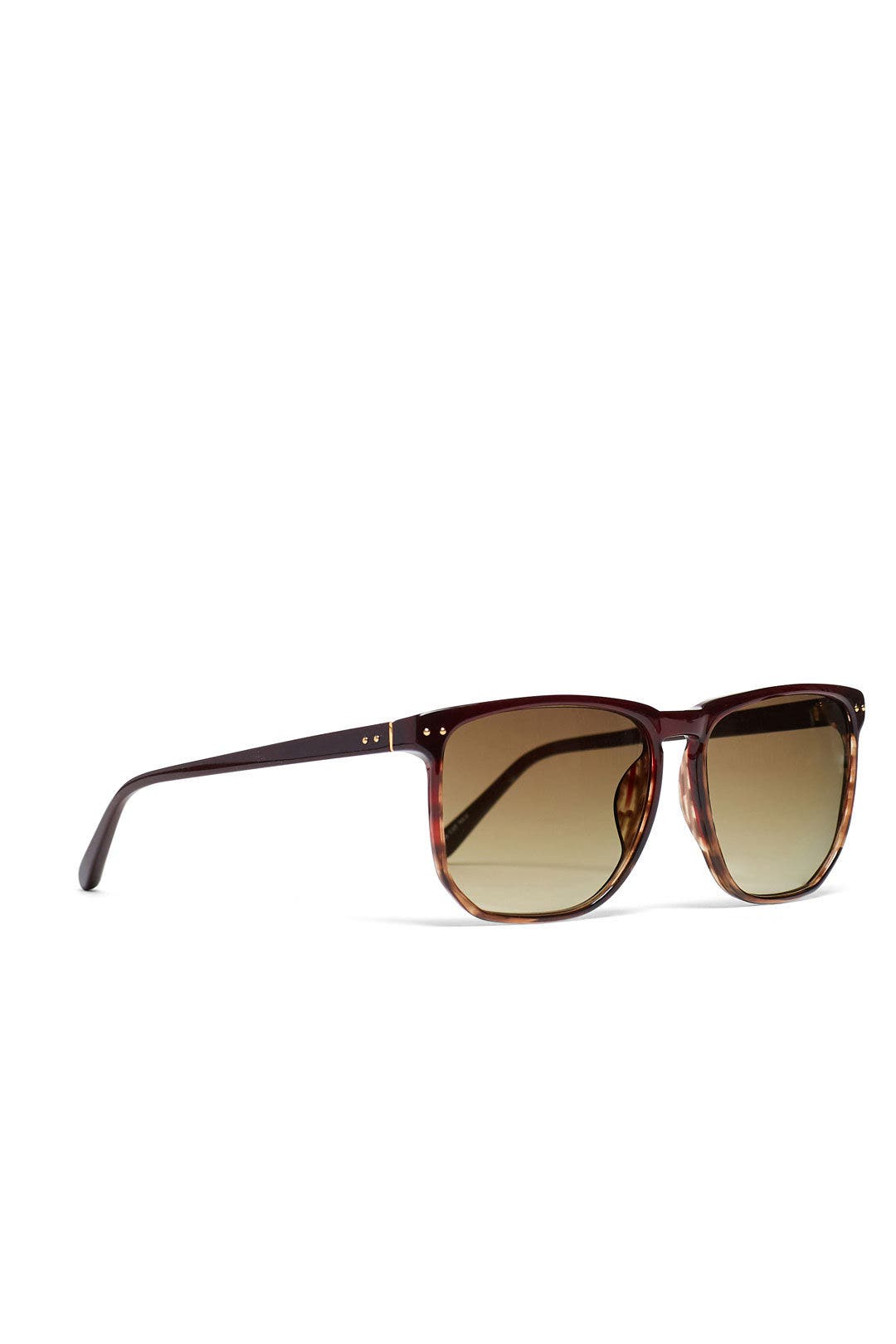 Merlot Brown Sunglasses by Linda Farrow 1