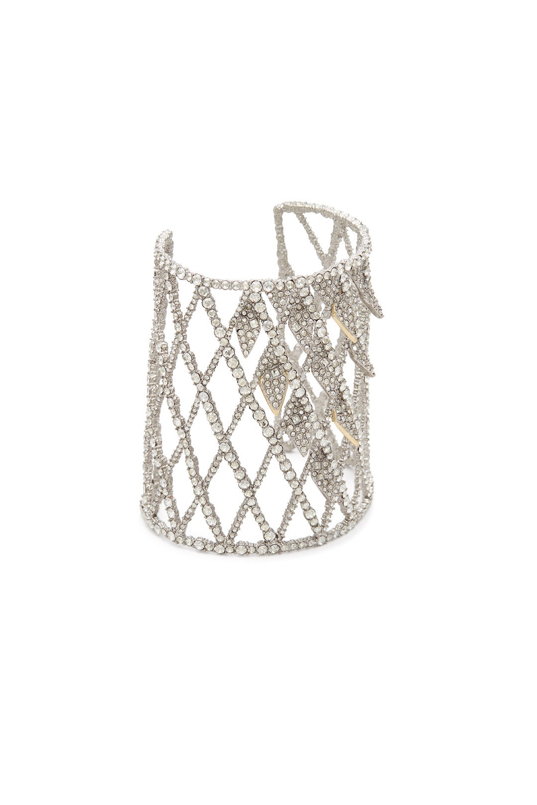 Crystal Encrusted Lattice Cuff by Alexis Bittar 1