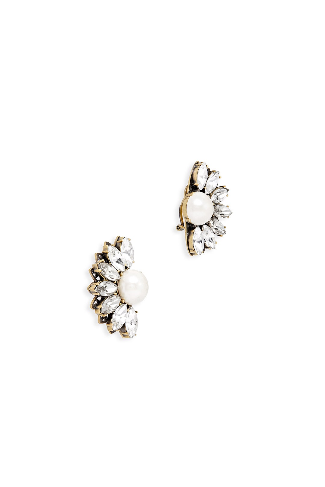 Crystal Fan Earrings by Ella Carter 1
