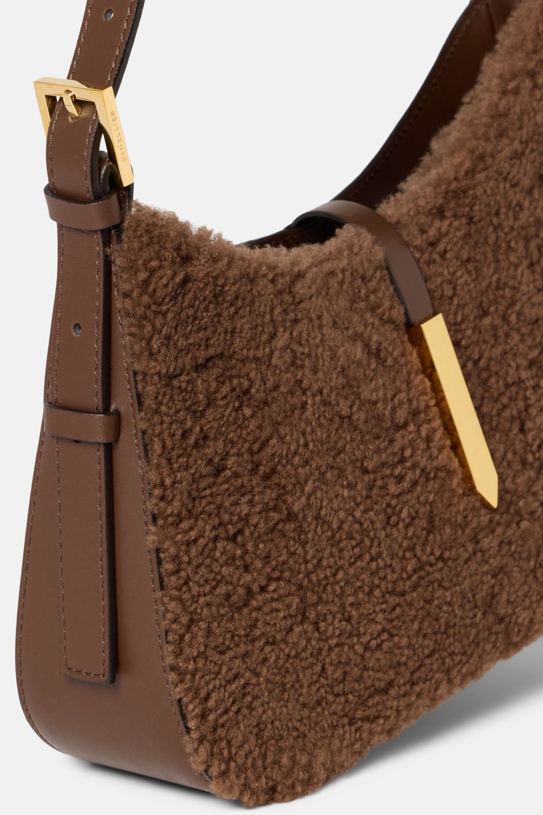 Tokyo Shearling Shoulder Bag by DeMellier | Rent the Runway