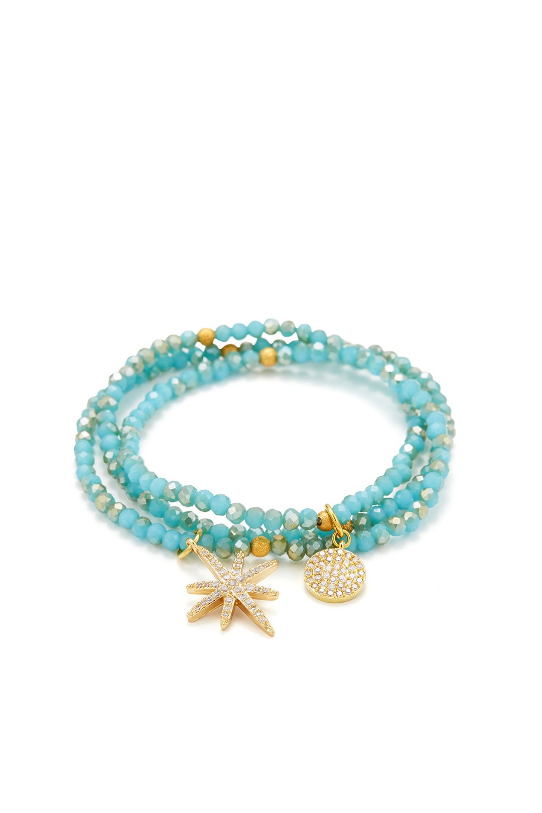 Beaded Charm Wrap Bracelet by Elise M. 1