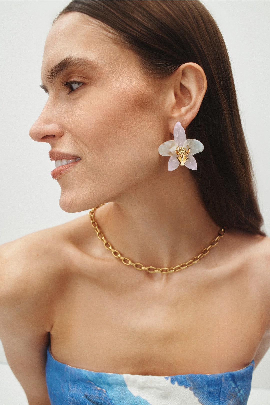 Orchid Earrings by Lele Sadoughi 1