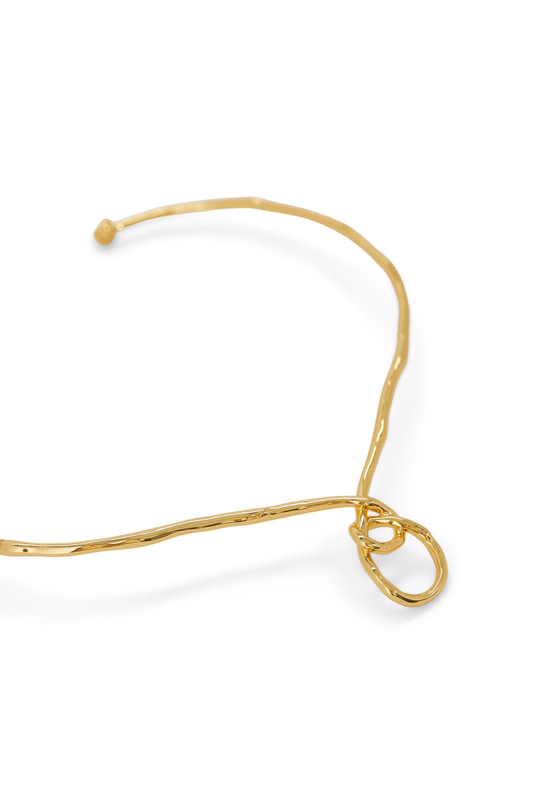Twisted Gold Collar Necklace by Alexis Bittar 1