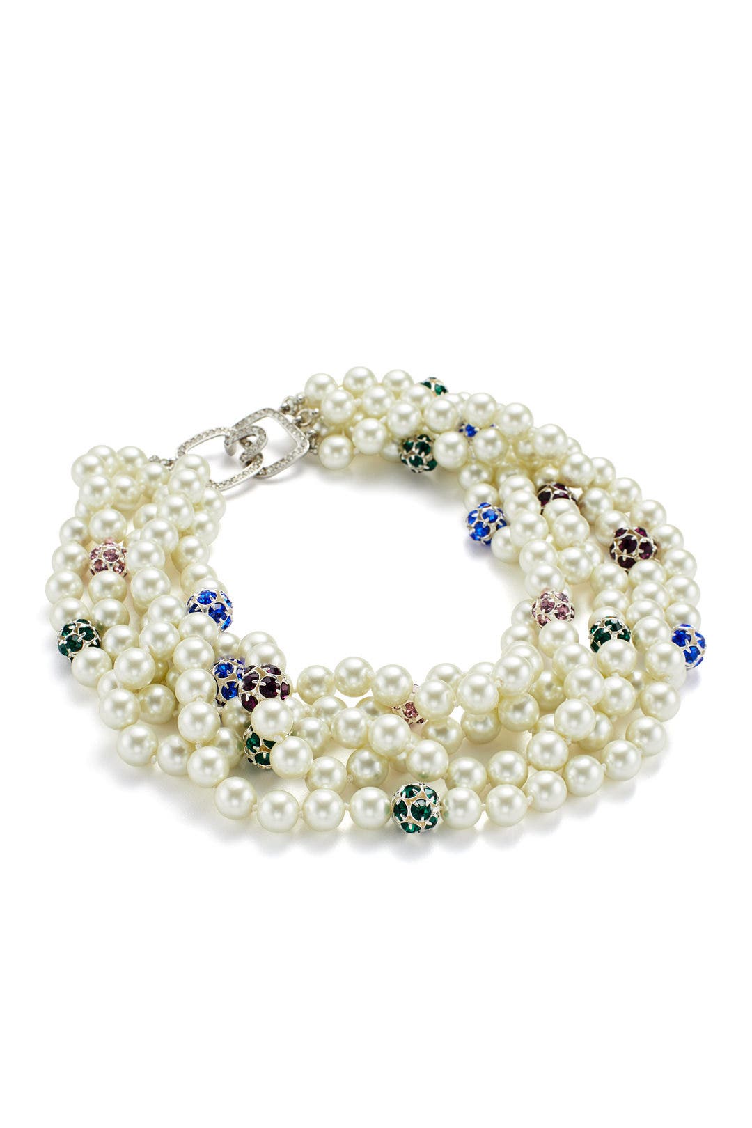 White Pearl Necklace by Kenneth Jay Lane 1