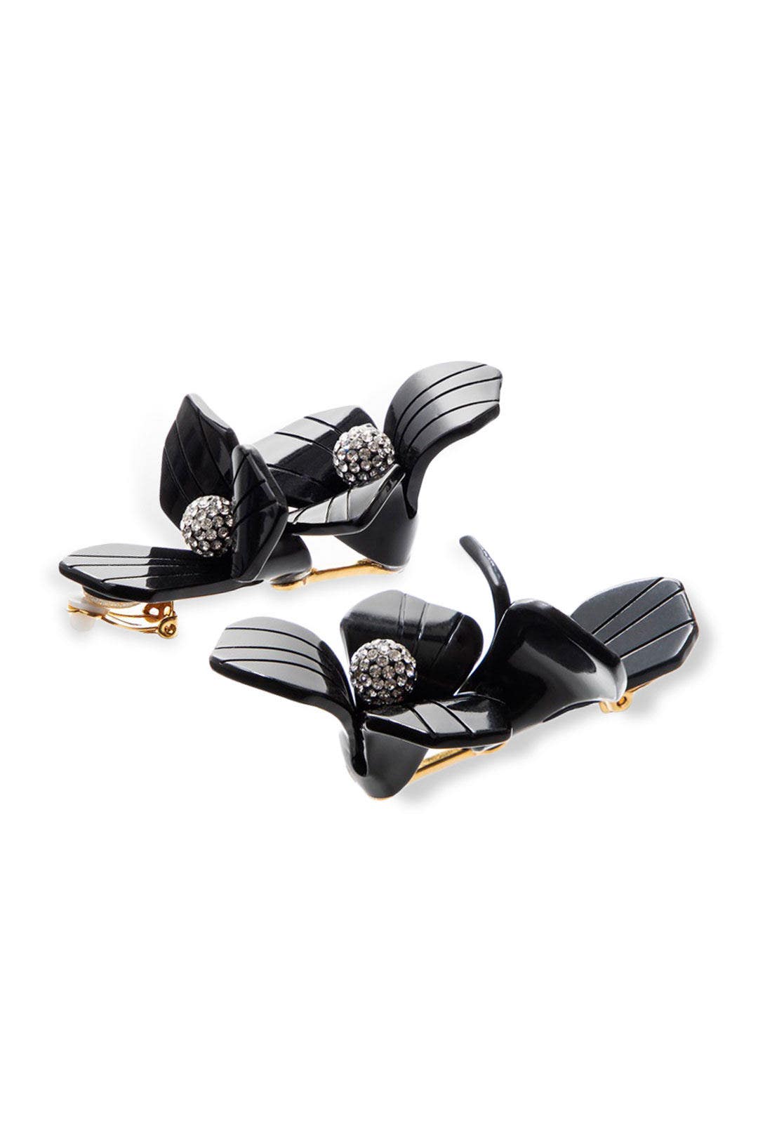 Black Bouquet Earrings by Lele Sadoughi 1