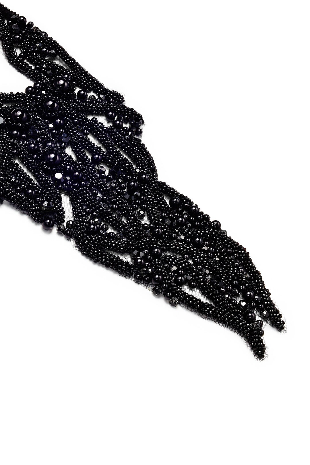 Octavius Black Beaded Necklace by Vera Wang Accessories 1