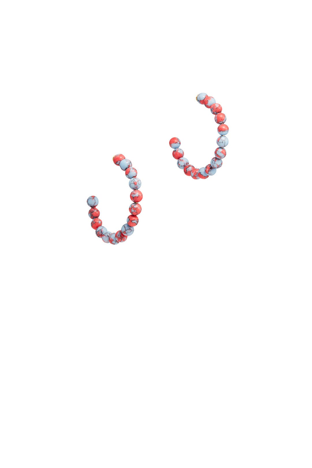 Sunset Stone Hoop Earrings by Lele Sadoughi 1