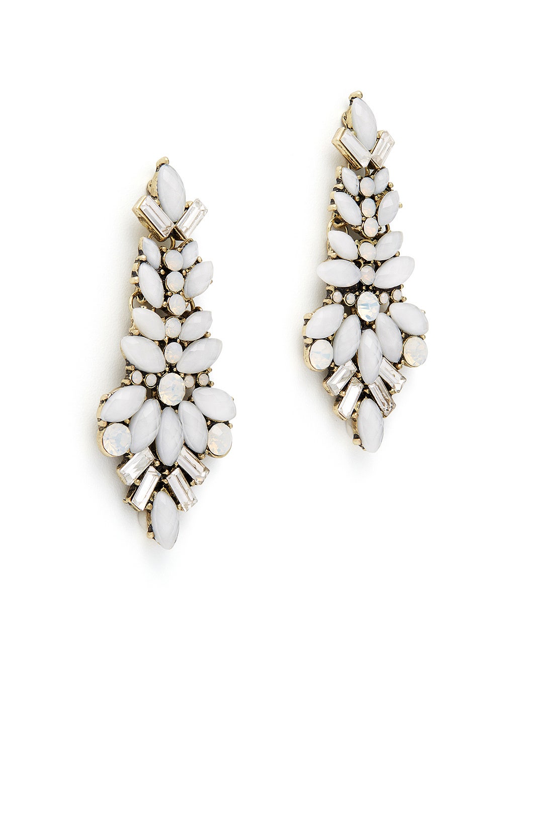 Milk Stone Earrings by Slate & Willow Accessories 1