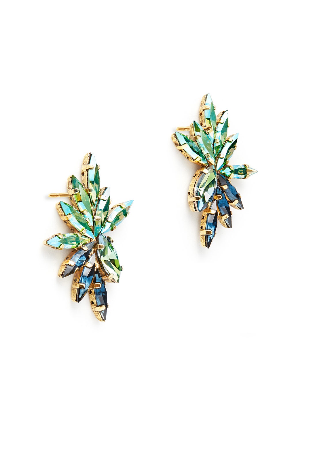 Blue Mohawk Earrings by Tova 1