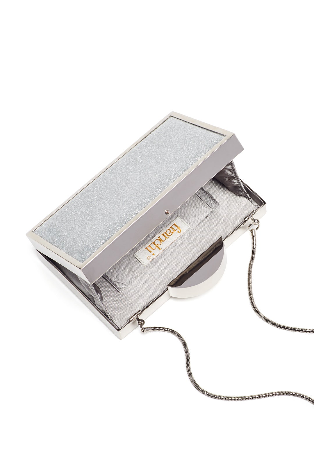 Silver Jeanine Clutch by Franchi 1