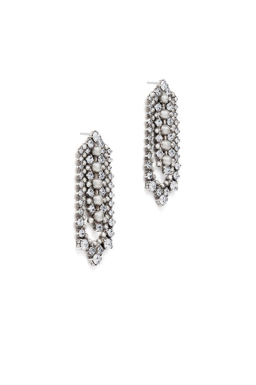 Silver Augustine Drop Earrings by Dannijo 1