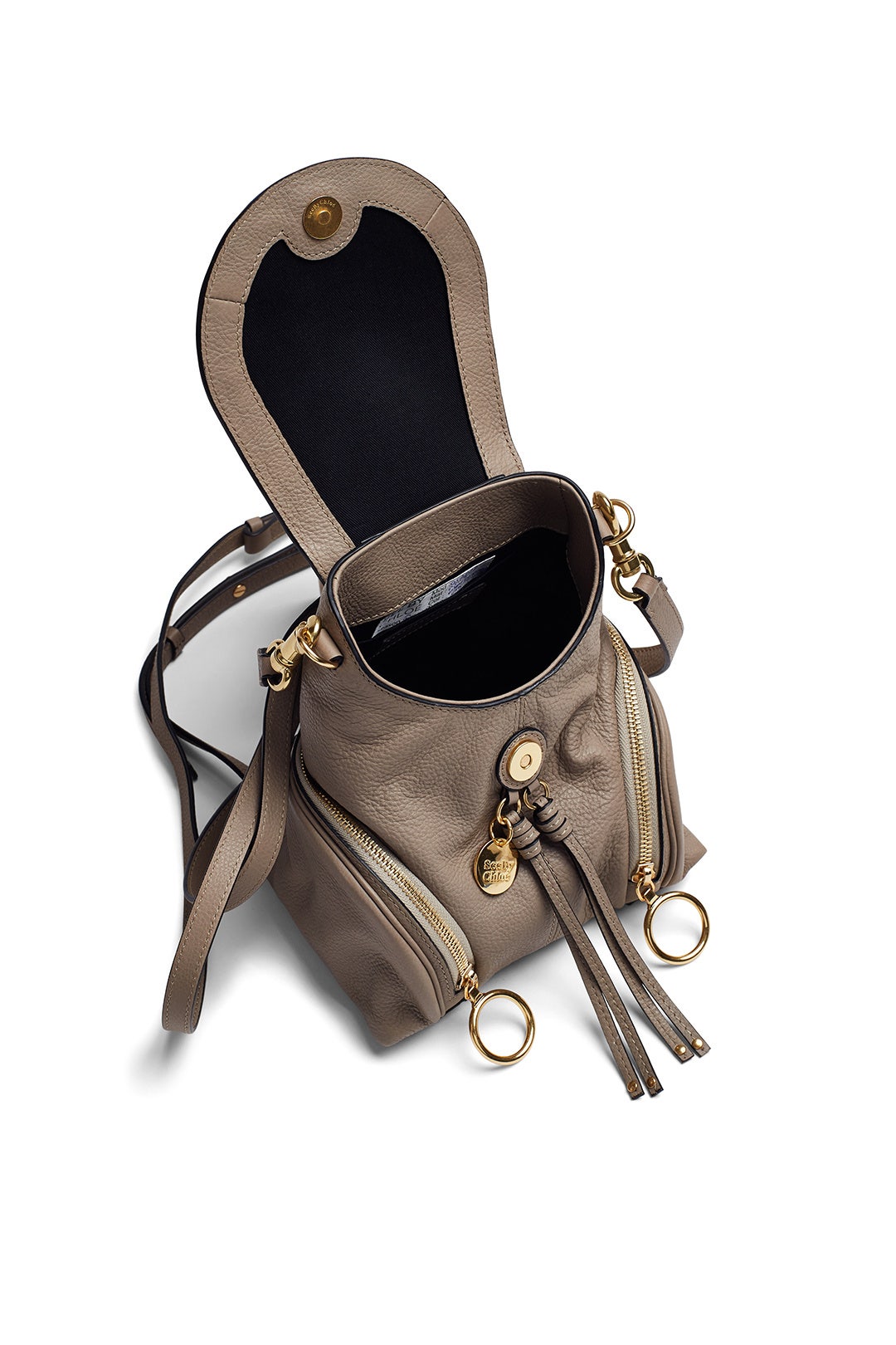Motty Grey Backpack by See by Chloé Accessories 1