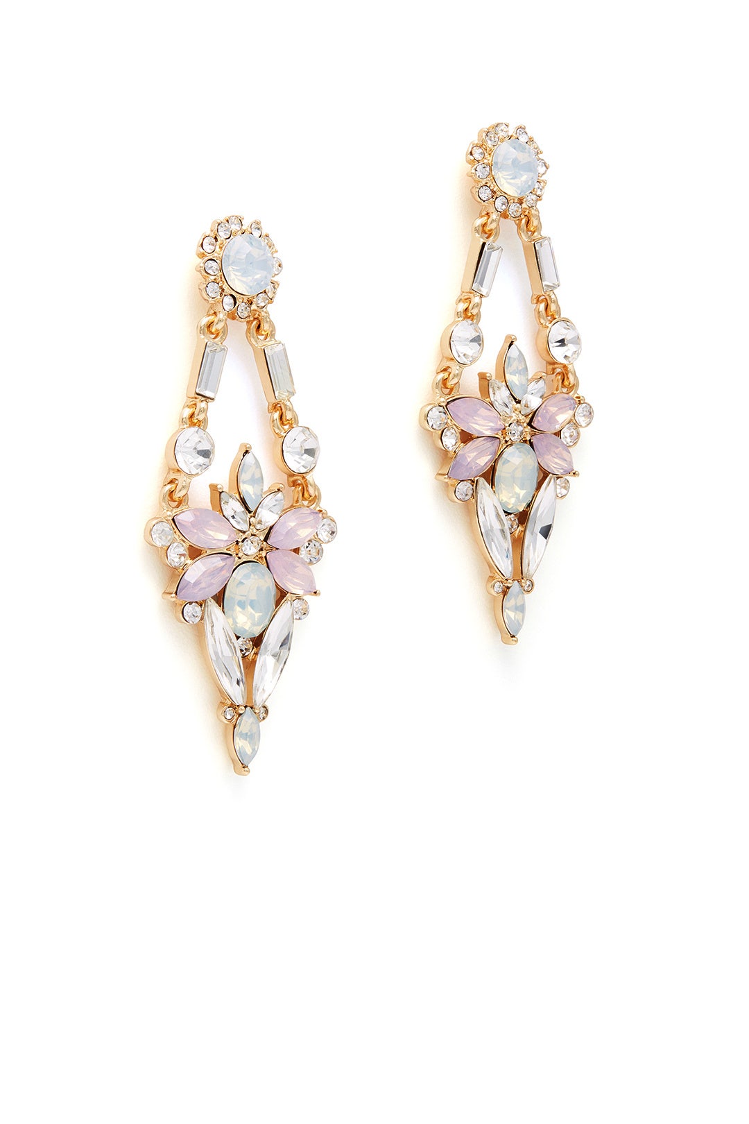Blush Crystal Spark Earrings by RJ Graziano 1