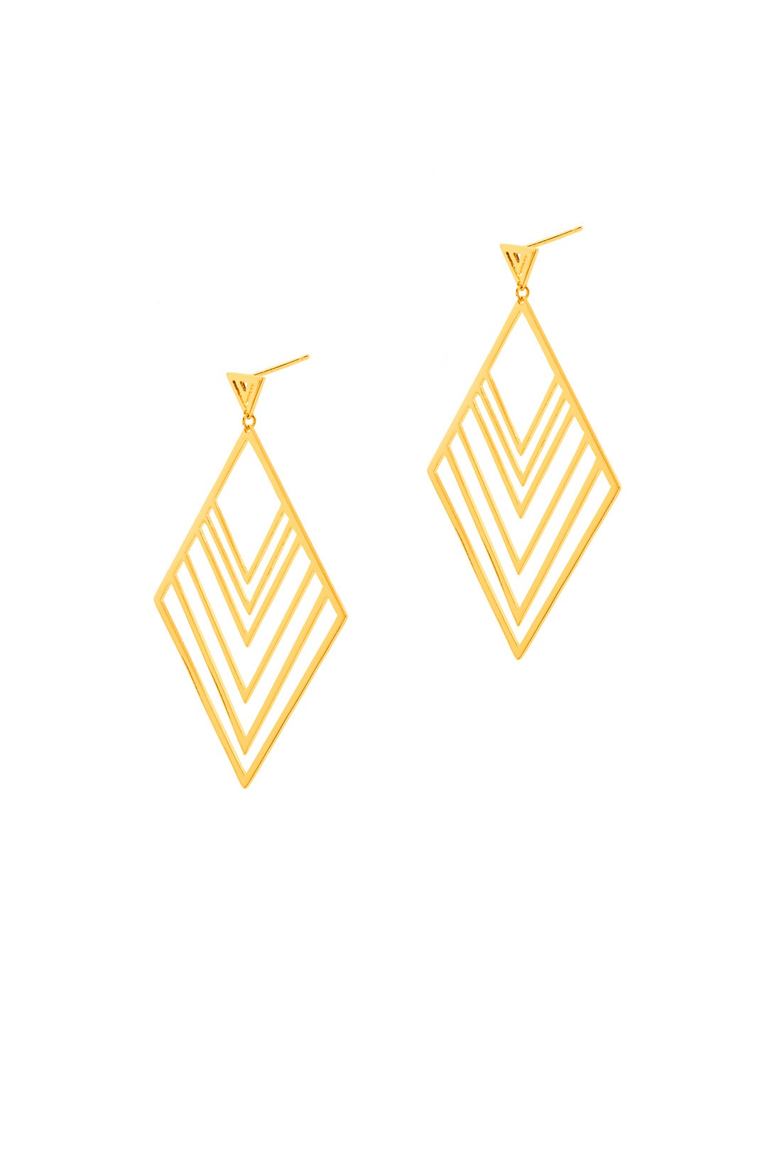 Liv Tiered Drop Earrings by Gorjana Accessories 1