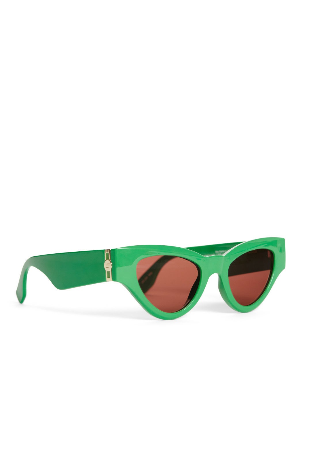 Green Fanplastico Sunglasses by Le Specs 1
