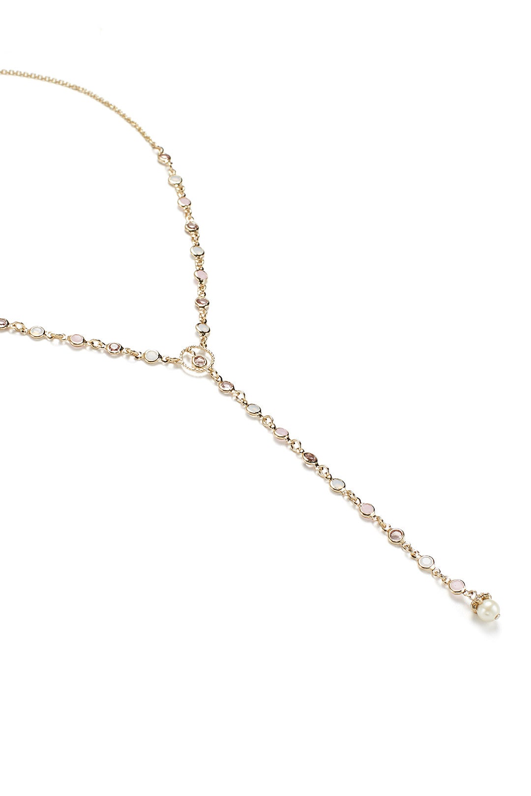 Gold Link Lariat by Marchesa Jewelry 1