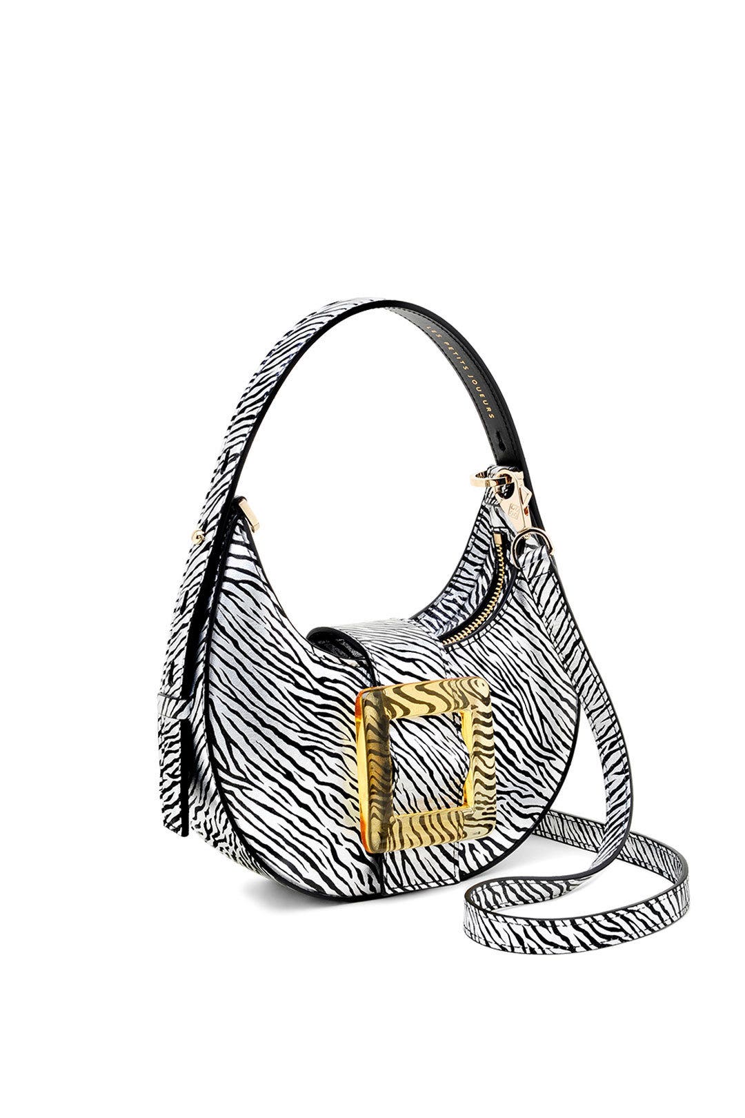 Zebra Cindy Shoulder Bag by Les Petits Joueurs 1