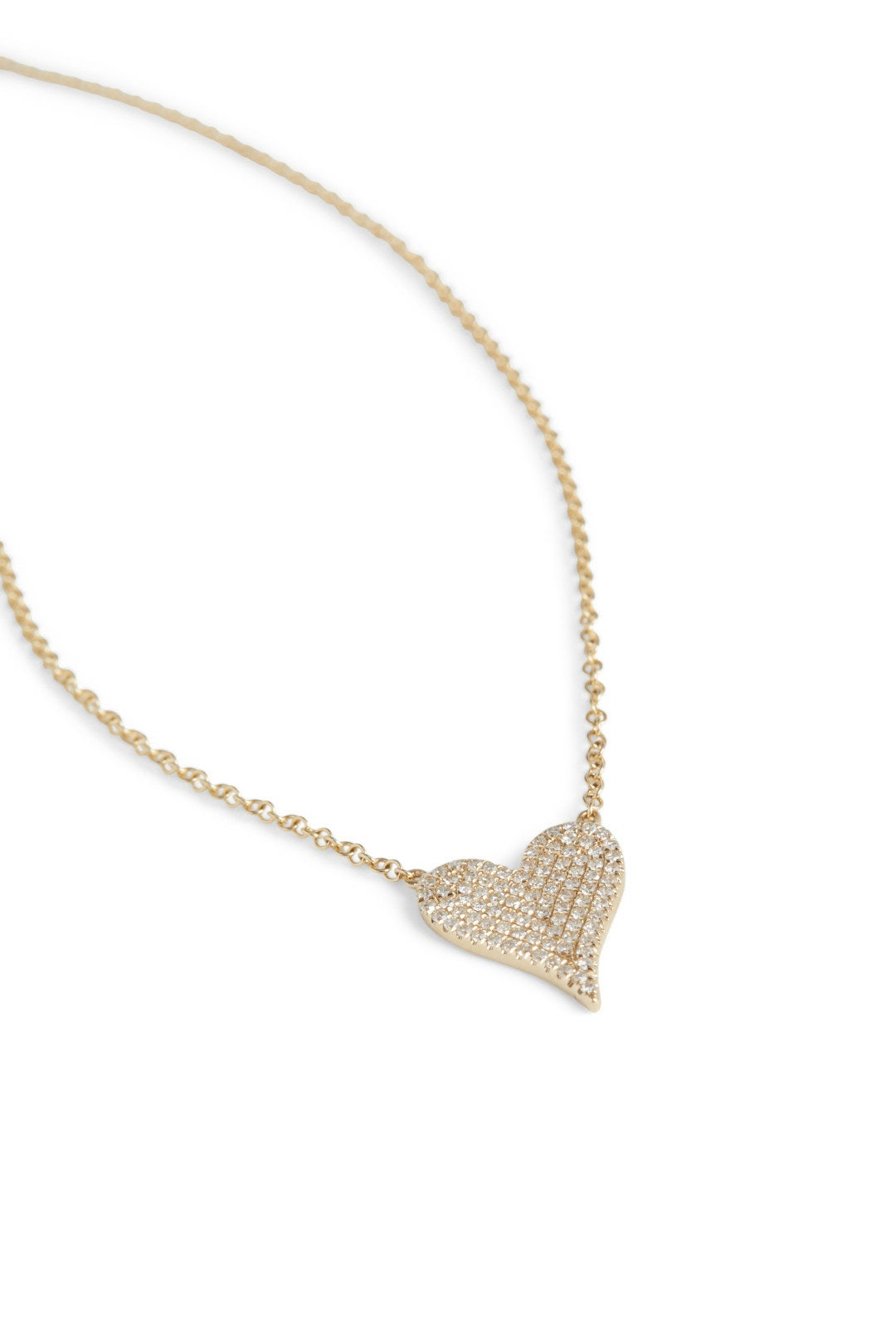 Small Pave Heart Necklace by Stephanie Gottlieb 1