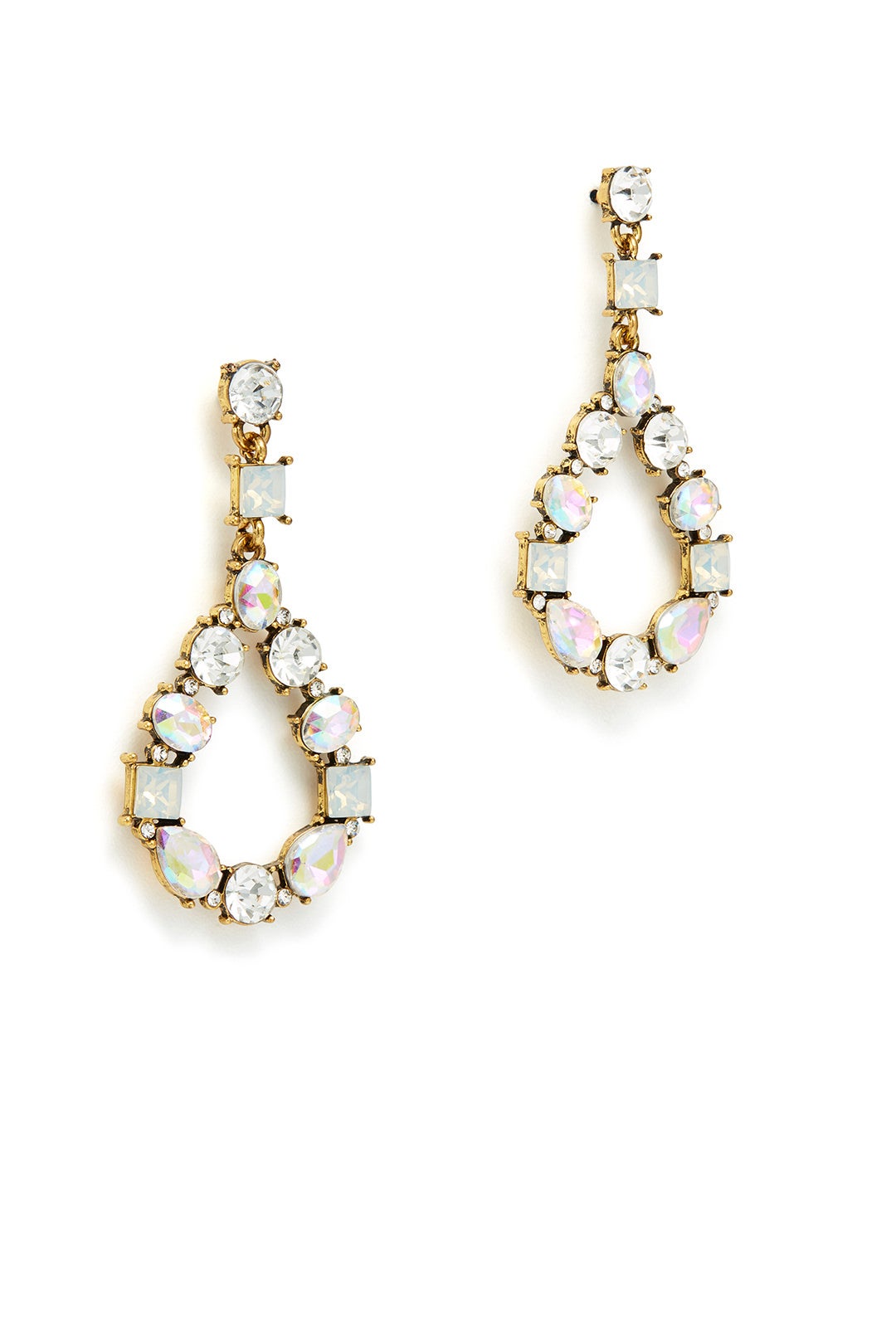 Iridescent Drop Earrings by Slate & Willow Accessories 1