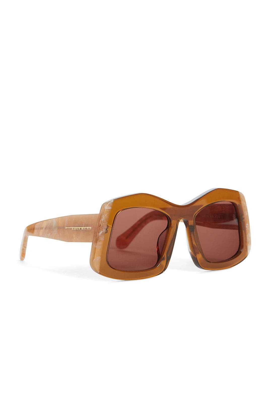 Tan Wyndham Sunglasses by Karen Walker 1