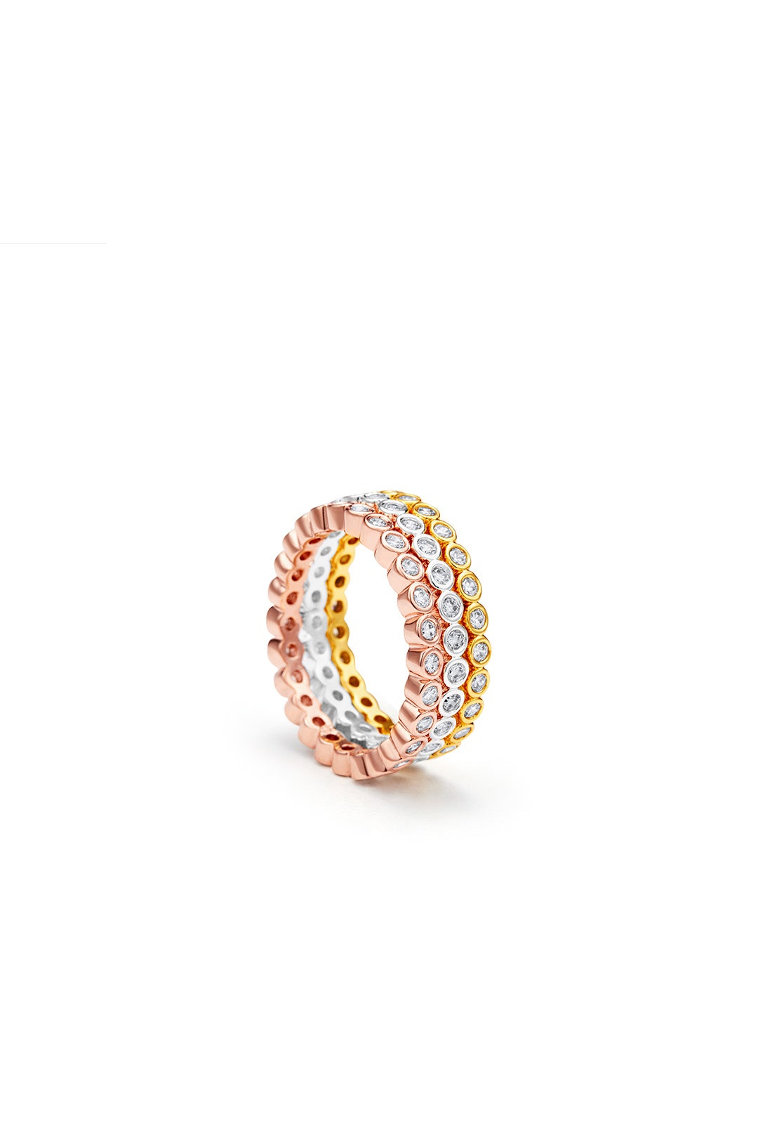 Candice Shimmer Ring Set by Gorjana Accessories 1