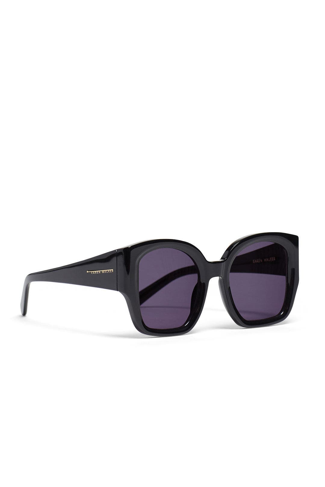 Black Checkmate Sunglasses by Karen Walker 1