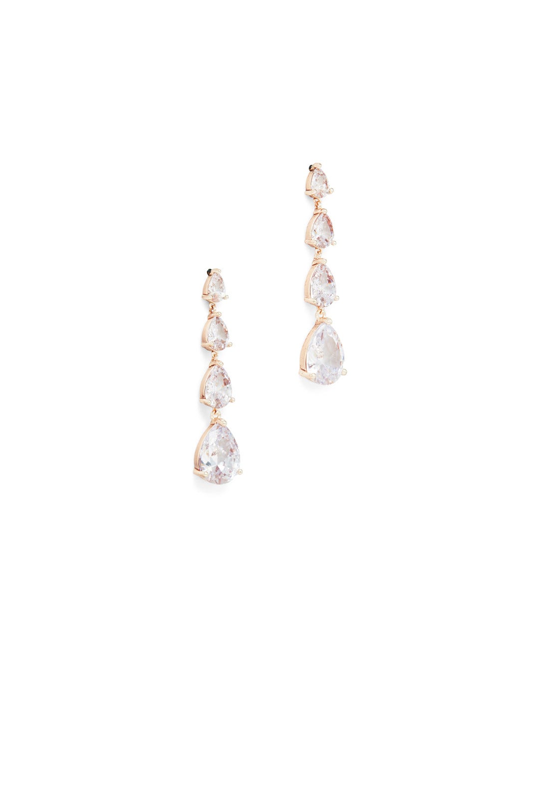Crystal Linear Earrings by Slate & Willow Accessories 1
