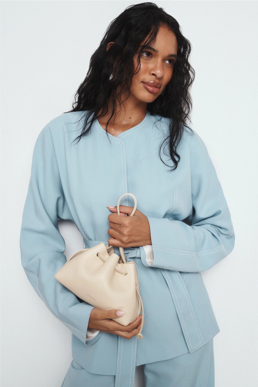 Drawstring Pouchette Bag by Mansur Gavriel Accessories 1